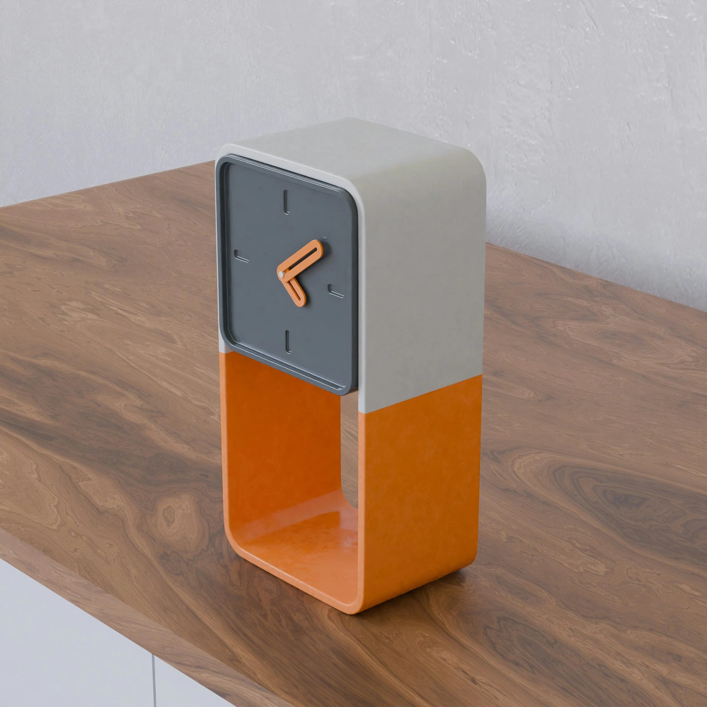 Digital Clock with wood frame